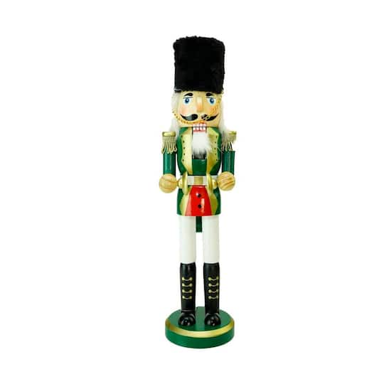 14" Wooden Cymbalist Nutcracker By Northlight | 14" x 4" x 3.5" | Michaels®